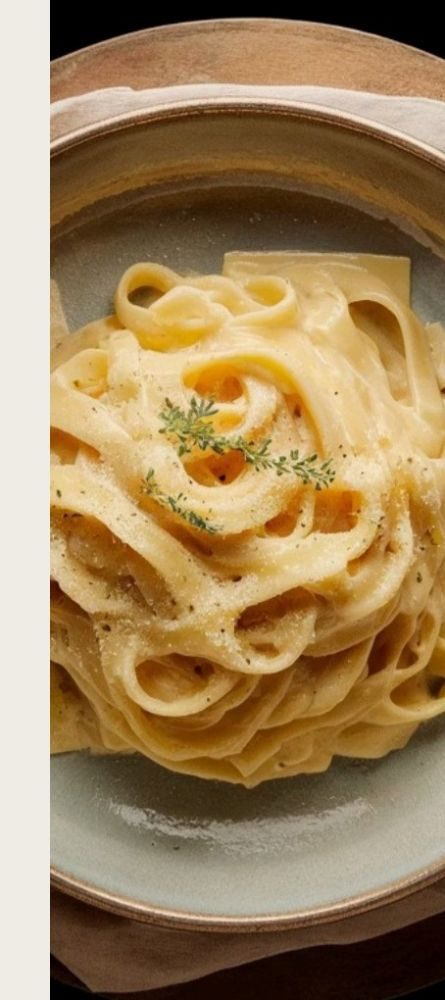 Macarrão ao molho 4 queijos